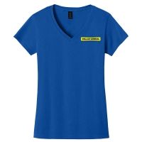 Women's V-nick Cotton Tee