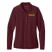 Women's Wearever Signature Pique Long Sleeve Polo - DGL PROGRAM:DG296B-BLACK:DG296B-BK-1