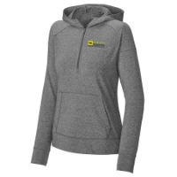Womens Stretch 1/2 Zip Hoodie - Young Professionals Logo  