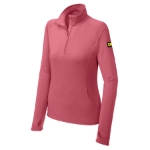 Womens Stretch 1/4 Zip Pullover - PINCHED PENNY Logo