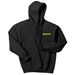 Heavy Blend Pullover Hooded Sweatshirt - DGL PROGRAM:DG131B-BLACK:DG131B-BK-2