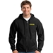 Heavy Blend Full Zip Hooded Sweatshirt - DGL PROGRAM:DG132B-BLACK:DG132B-BK-2