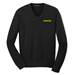 Men's V-neck Sweater - DGL PROGRAM:DG69B-BLACK:DG69B-BK-2