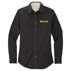 Womens Long Sleeve Easy Care Twill Extended Sizes 