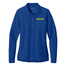 Womens Wearever Signature Pique Long Sleeve Polo 
